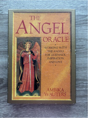 Vtg The Angel Oracle Boxed Set - Ambika Wauters 1st Edition 1995 Mystical
